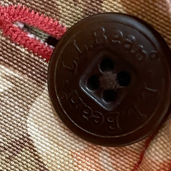 Vintage L.L. Bean Floral Barn Chore Utility Jacket Grandmacore Cottagecore Large - Picture 8 of 13